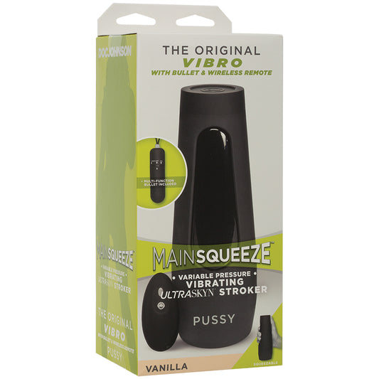 Main Squeeze Vibrating Ultraskyn Stroker